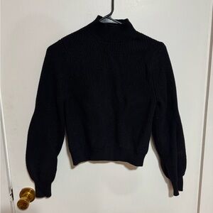 Zara black cropped sweater